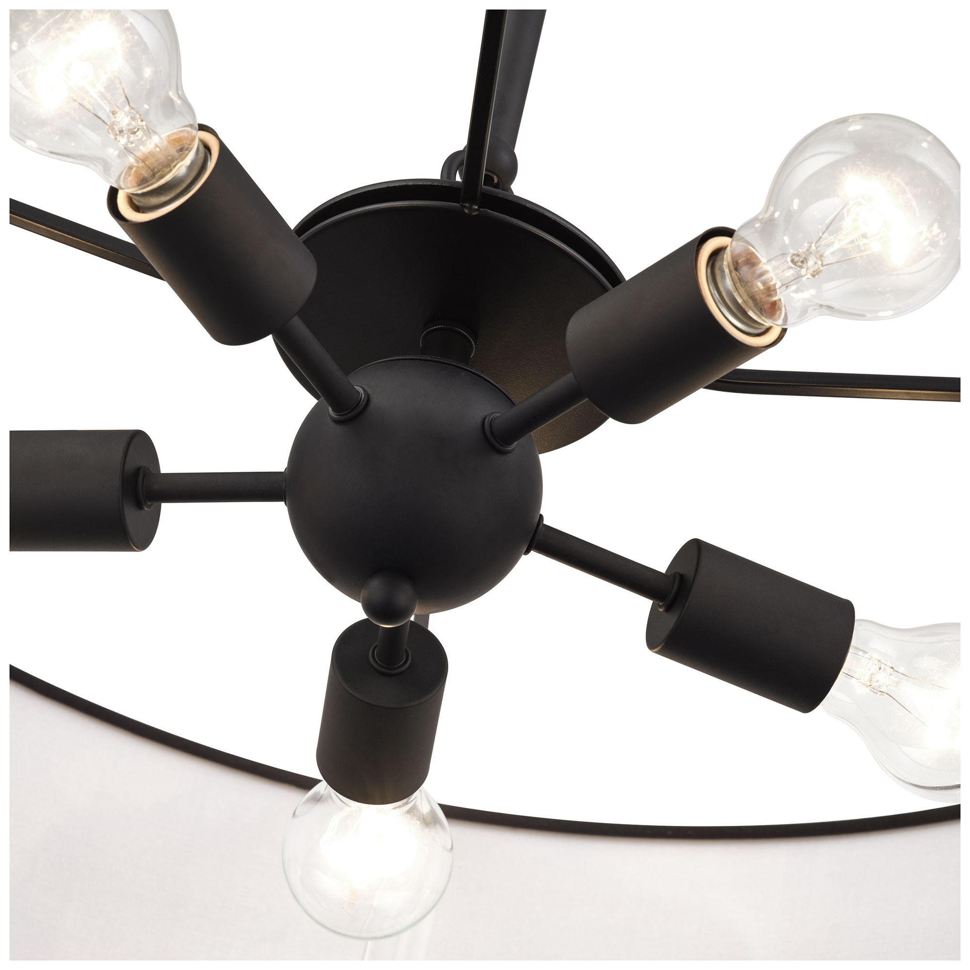Bainbridge 5 Light Black Medium Pendant Chandelier