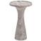 Baird 22' Tall Beige Marble Accent Table