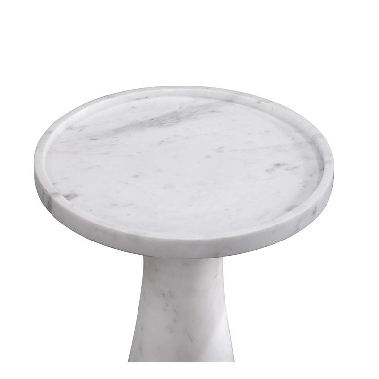 Image 2 Baird 22' Tall Marble Accent Table more views