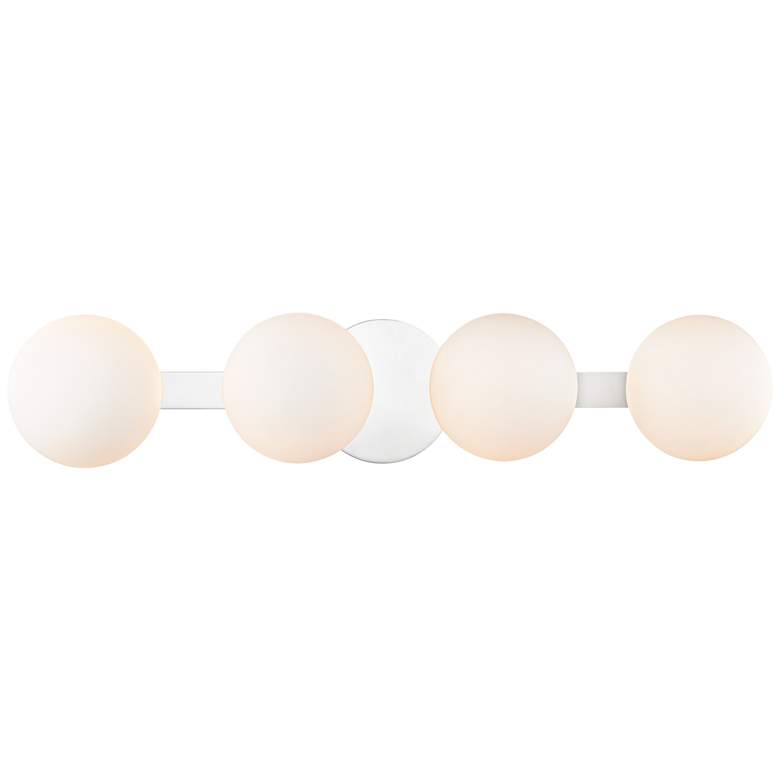 Image 1 Baird 23 1/2"W 4-Light Polished Chrome Bath Light