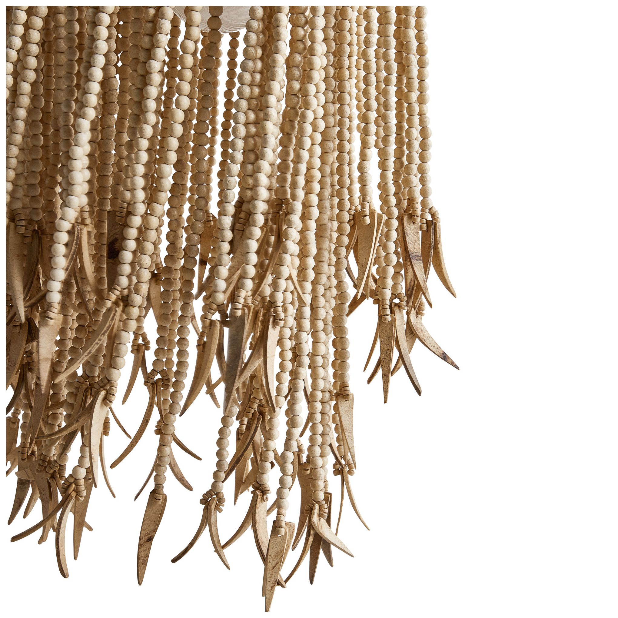 Image 4 Baja 10" Wide White and Natural Coconut Mini Pendant more views