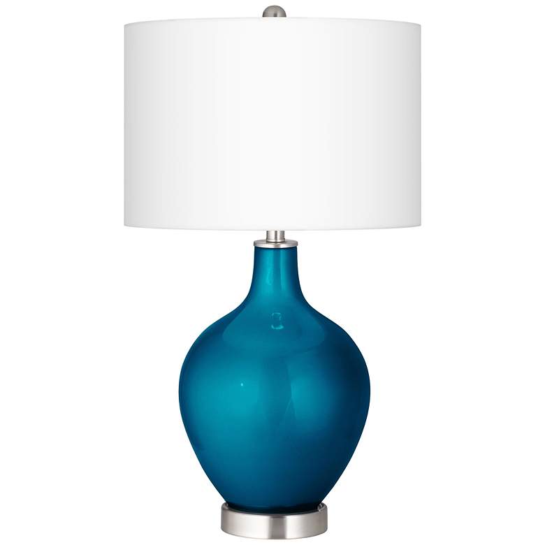 Image 1 Baja Metallic Ovo Table Lamp