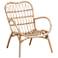 Bajo 28 3/4" Wide Bohemian Rattan Arm Chair