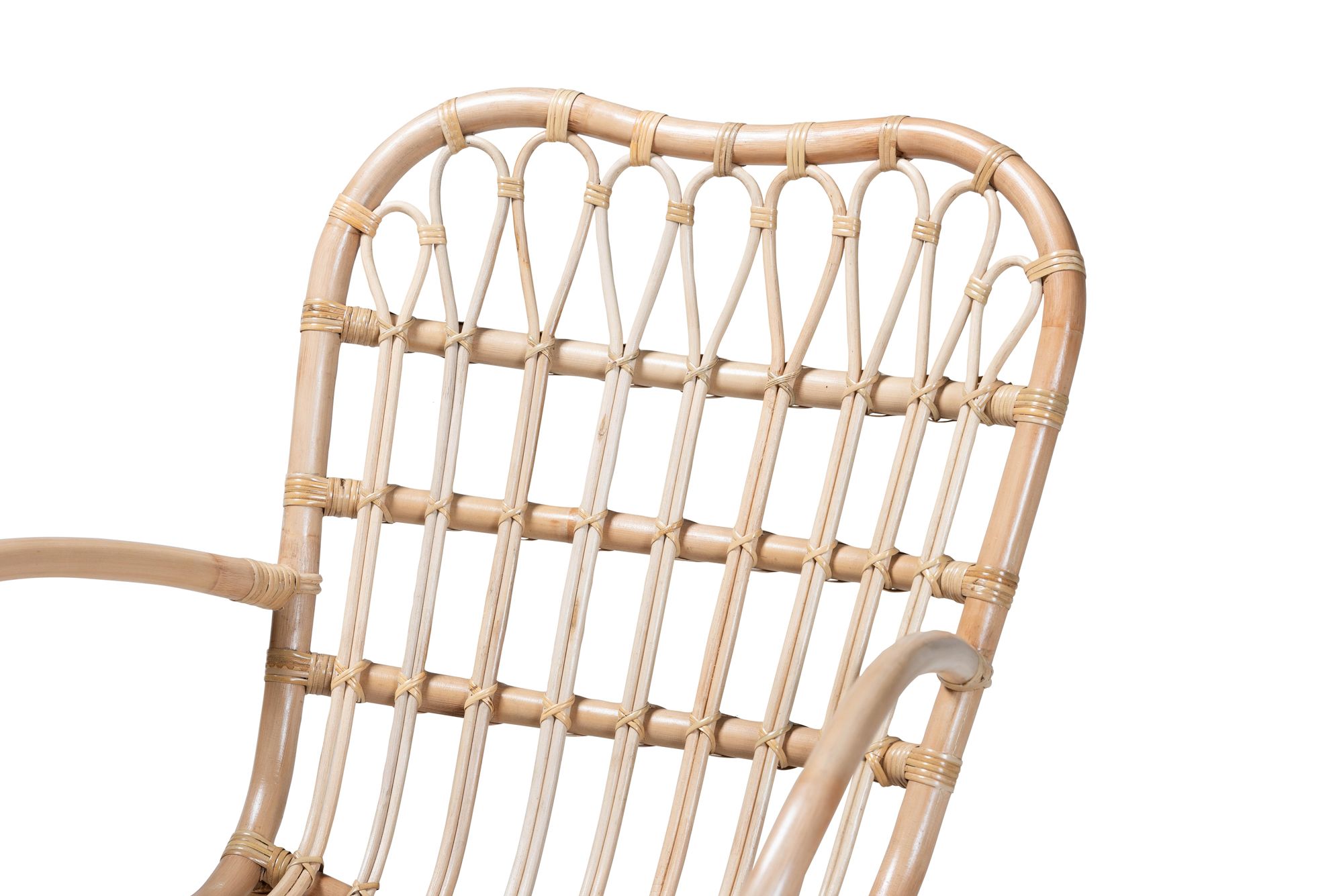 Image 3 Bajo 28 3/4" Wide Bohemian Rattan Arm Chair more views