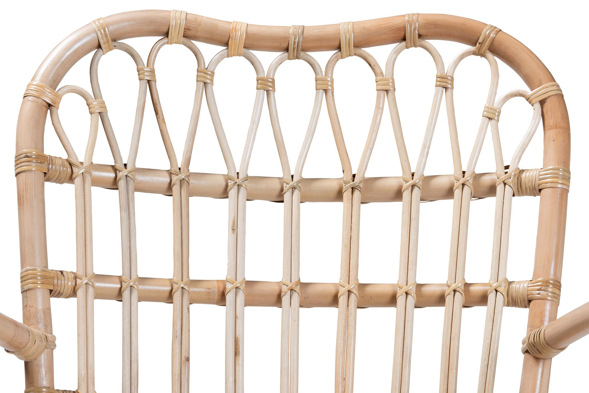 Image 5 Bajo 28 3/4" Wide Bohemian Rattan Arm Chair more views