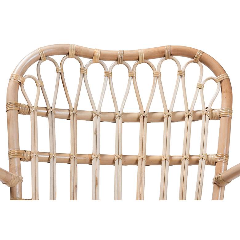 Image 5 Bajo 28 3/4" Wide Bohemian Rattan Arm Chair more views