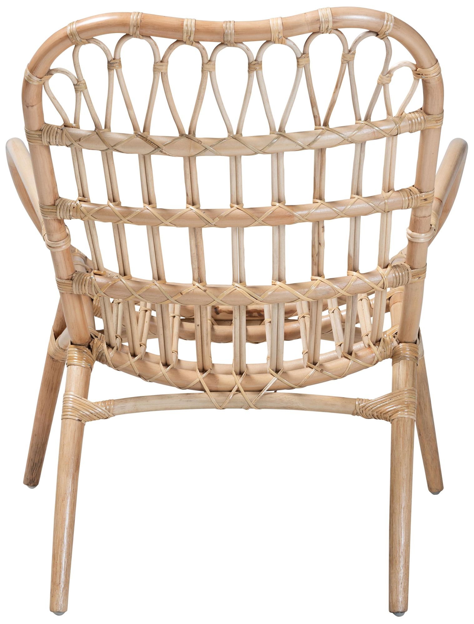 Bajo 28 3/4" Wide Bohemian Rattan Arm Chair