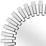 4_Baka Silver 41" Round Sunburst Oversized Wall Mirror more views