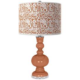 Image1 of Baked Clay Gardenia Apothecary Table Lamp