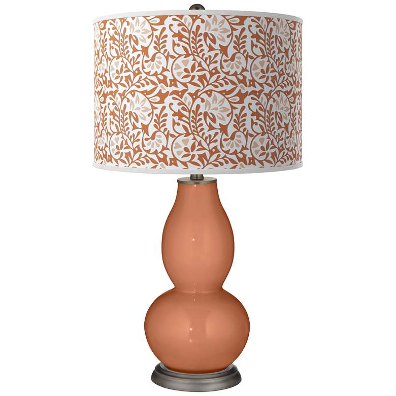 Image 1 Baked Clay Gardenia Double Gourd Table Lamp