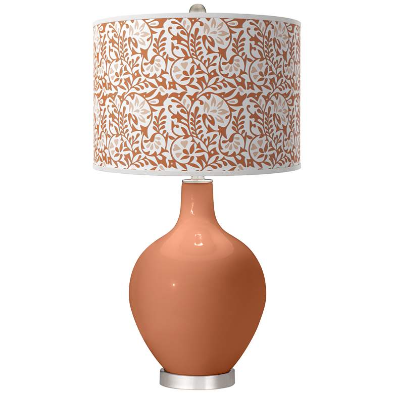 Image 1 Baked Clay Gardenia Ovo Table Lamp