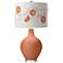 Baked Clay Rose Bouquet Ovo Table Lamp