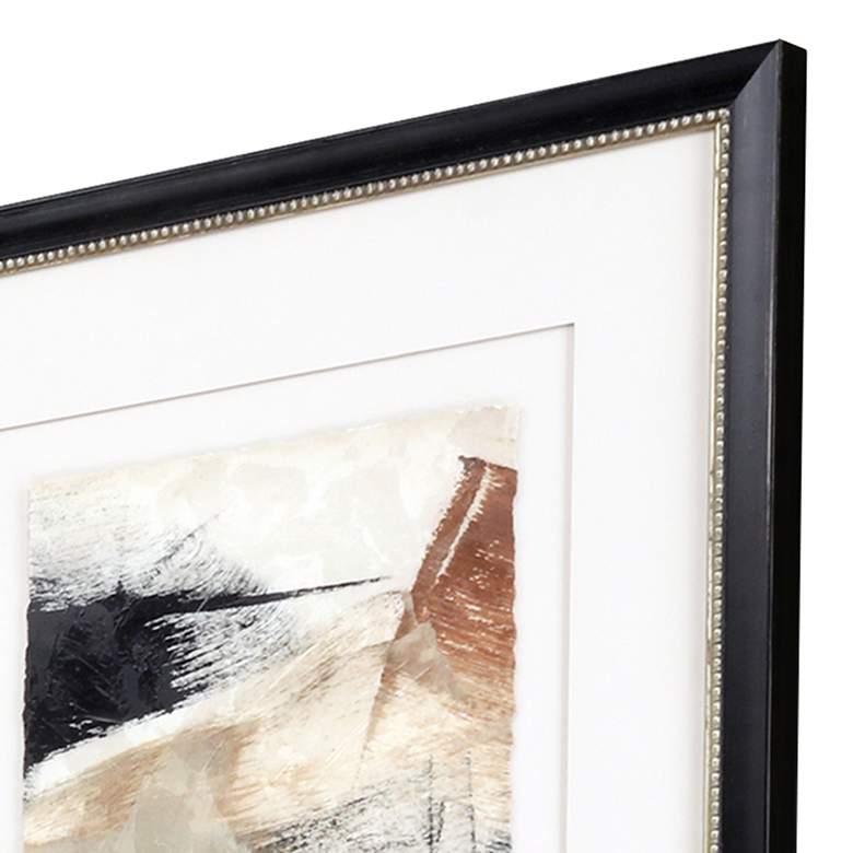 Image 4 Baked Paintstrokes 26" High 4-Piece Framed Wall Art Set more views
