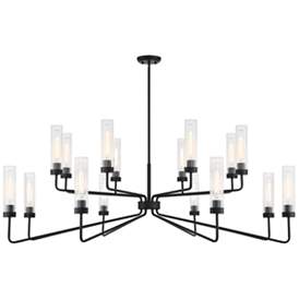 Image1 of Baker 16-Light Chandelier in Matte Black