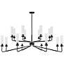 Thumbnail2 of Baker 16-Light Chandelier in Matte Black more views