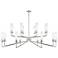 Baker 16-Light Chandelier in Polished Nickel