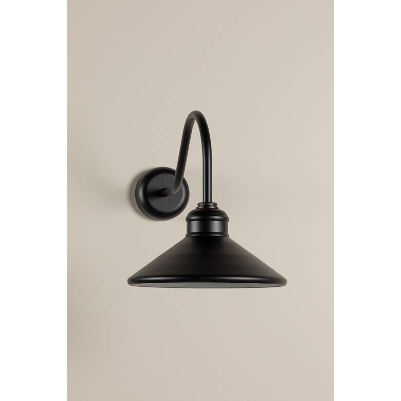 Image 6 Bakersfield 17 1/2" High Matte Black Wall Sconce more views