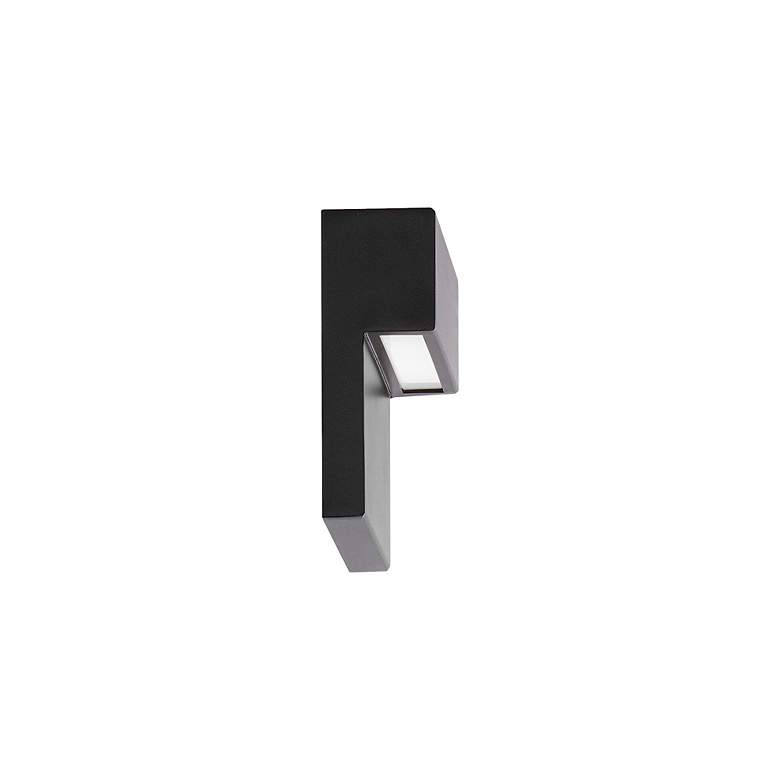 Image 3 Balance 6"H x 6"W 1-Light Outdoor Wall Light in Black more views