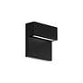 Balance 6"H x 6"W 1-Light Outdoor Wall Light in Black