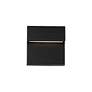 Thumbnail2 of Balance 6"H x 6"W 1-Light Outdoor Wall Light in Black more views