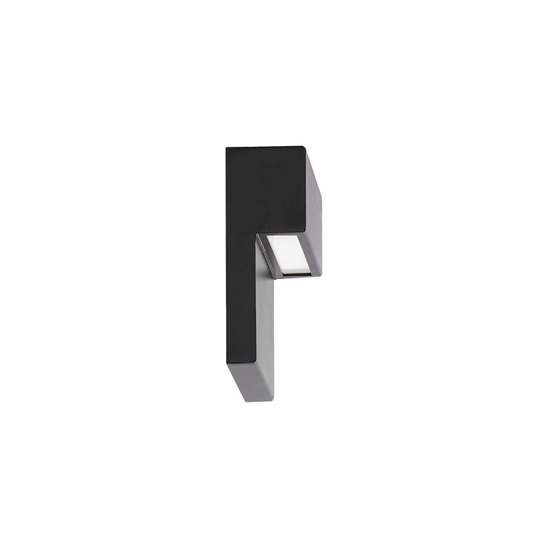 Image 3 Balance 6"H x 6"W 1-Light Outdoor Wall Light in Black more views