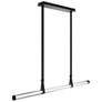 1_Balance Beam 2.13"H x 52.75"W 1-Light Linear Pendant in Black