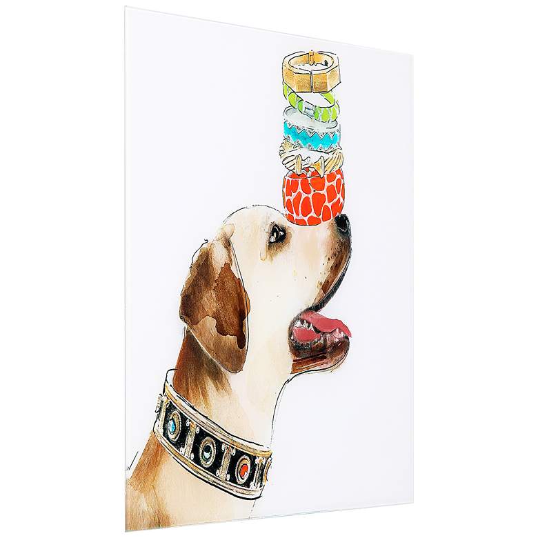 Image 4 Balancing Act 23 1/4"H Free Floating Glass Graphic Wall Art more views
