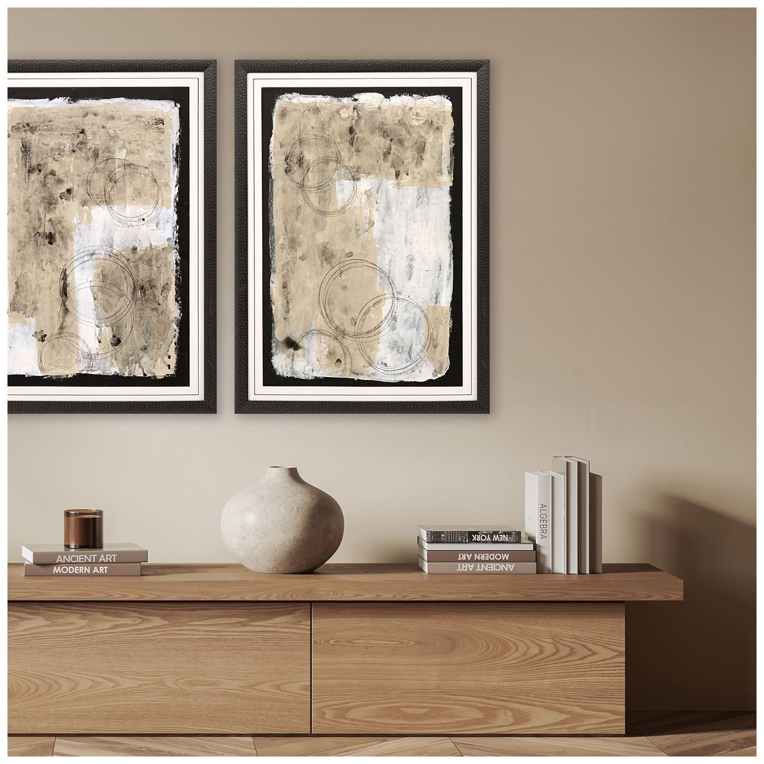 Image 4 Balancing Act II 31"W x 43"H Framed Art more views