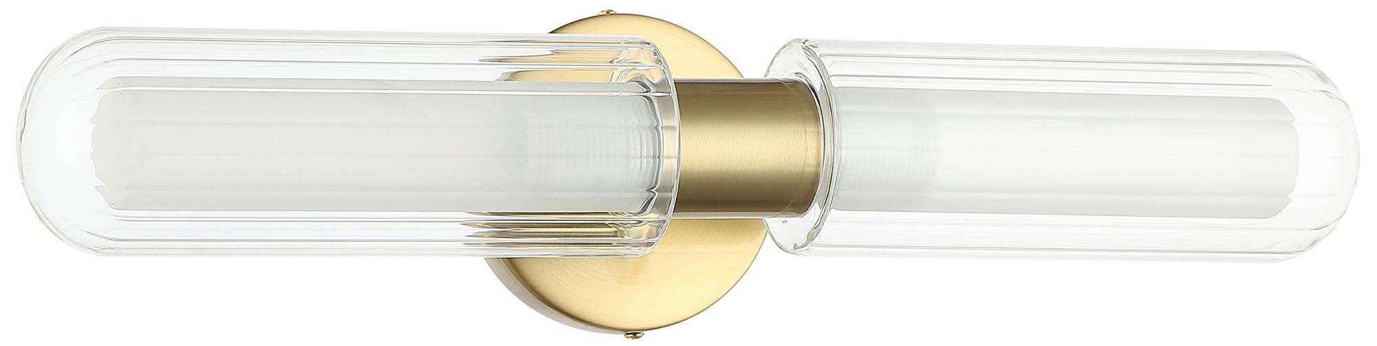 Image 2 Balbina 19.75" High 2-Light Aged Brass Wall Sconce more views