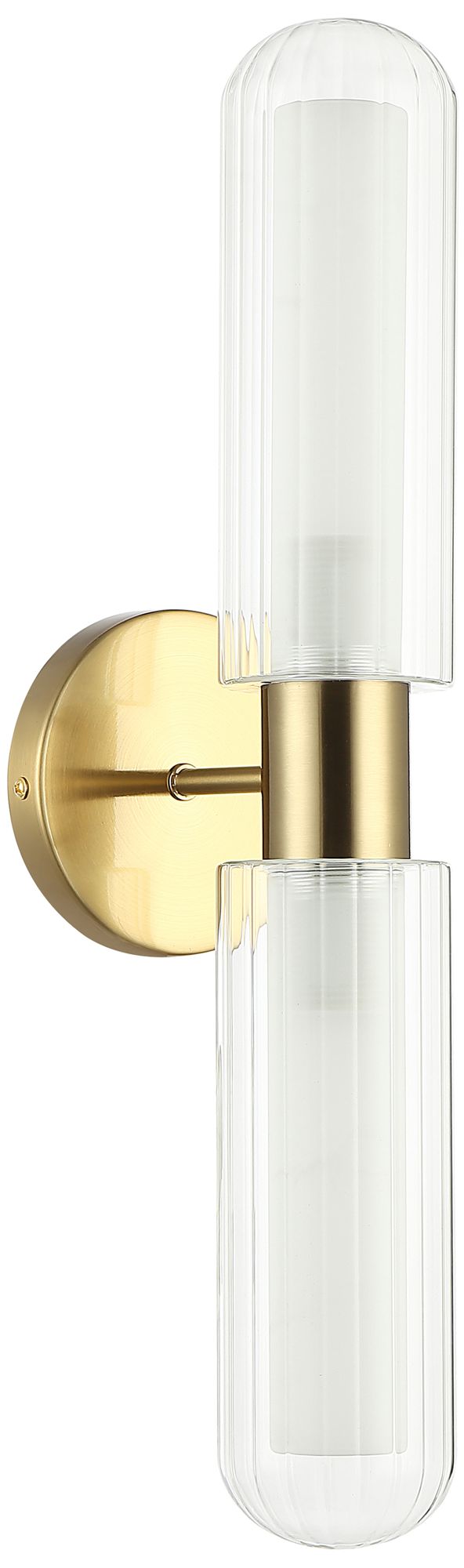 Image 3 Balbina 19.75" High 2-Light Aged Brass Wall Sconce more views
