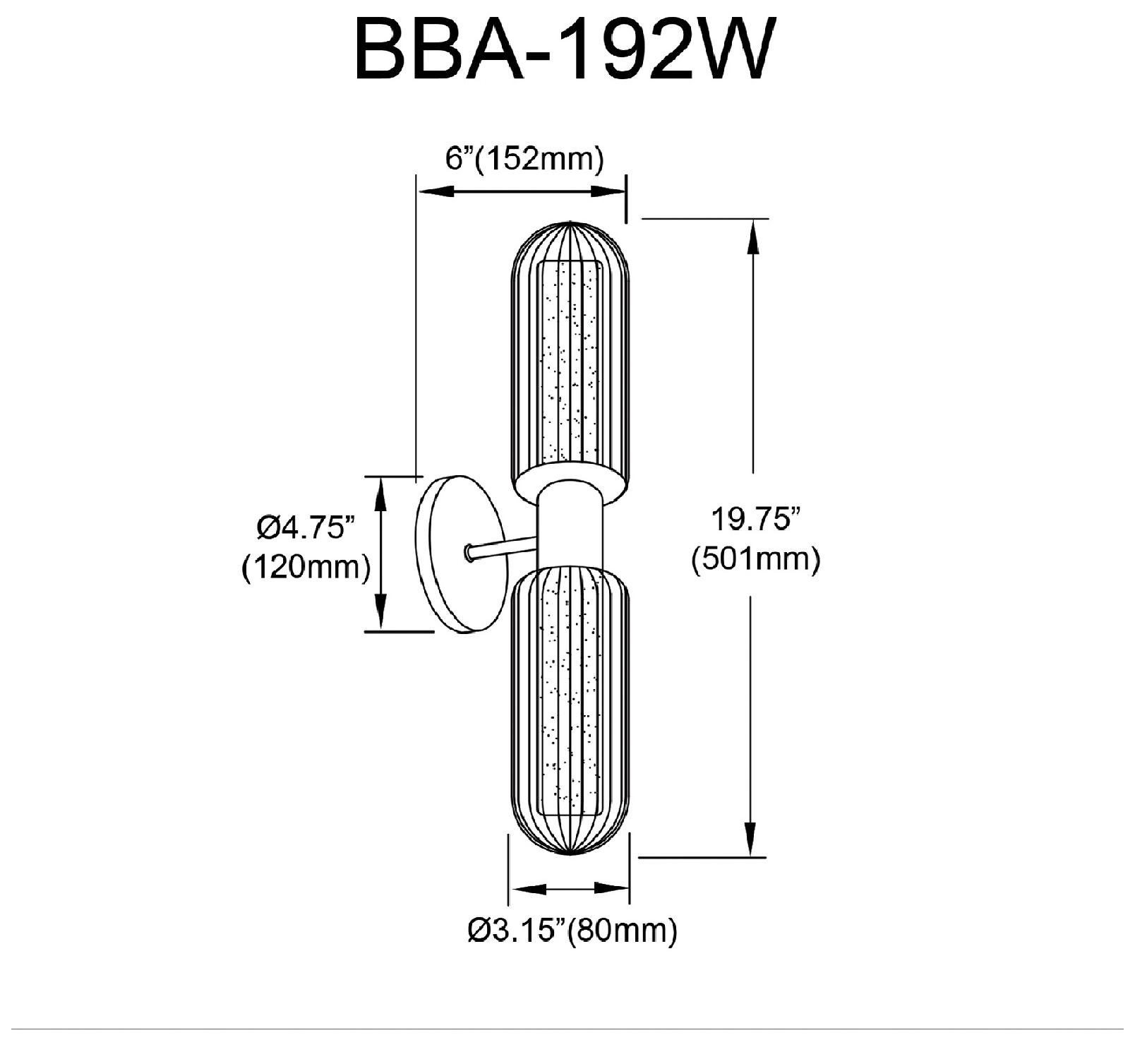 Image 5 Balbina 19.75" High 2-Light Matte Black Wall Sconce more views