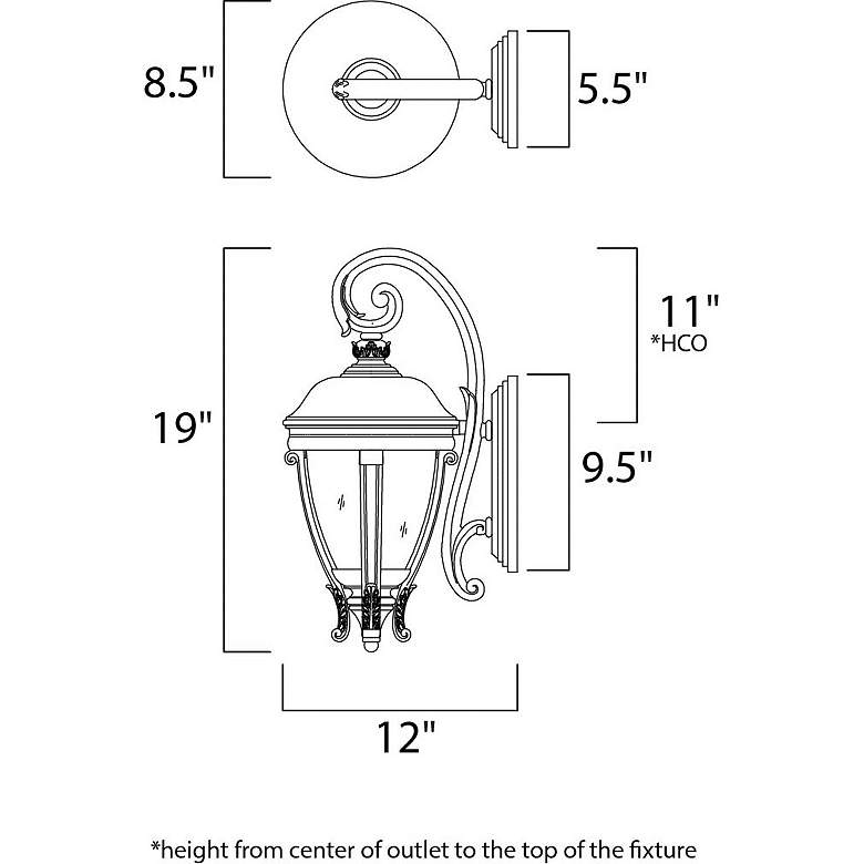Image 2 Balboa 1-Light 10" Wide Copper Oxide Outdoor Wall Light more views