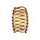 Balboa 14 1/2" High Textured Bronze Wall Sconce