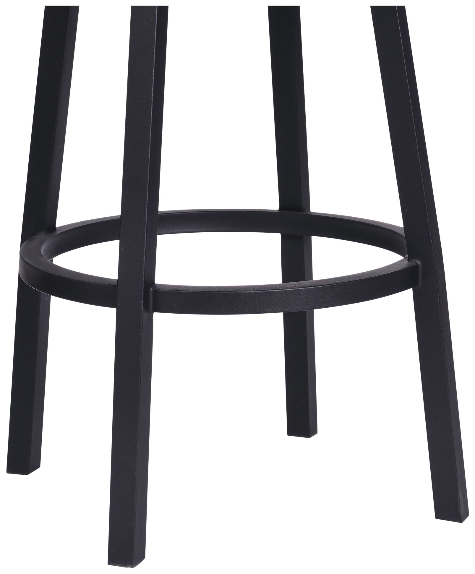 Image 7 Balboa 26 in. Swivel Barstool in Black Powder Coated Finish, Vintage Black more views