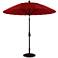 Balboa Breeze 8 1/4-Foot Jockey Red Sunbrella Patio Umbrella