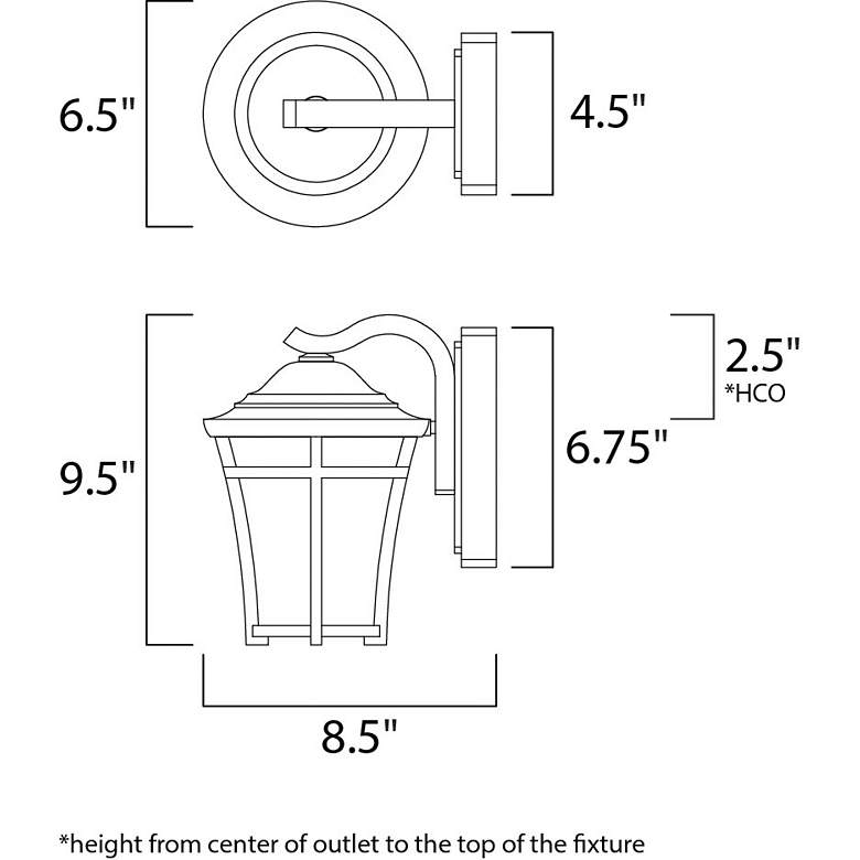 Image 2 Balboa DC-Outdoor Wall Mount - Copper Oxide more views