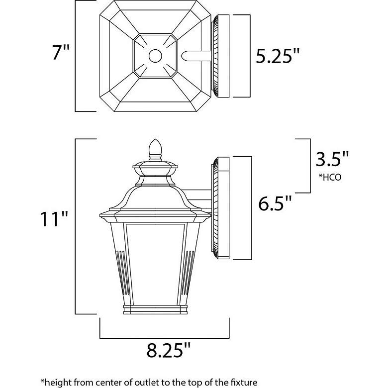 Image 2 Balboa DC-Outdoor Wall Mount - Copper Oxide more views