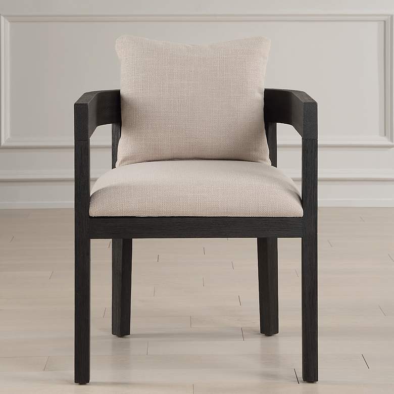 Image 1 Balboa Ebony Oak Dining Chair