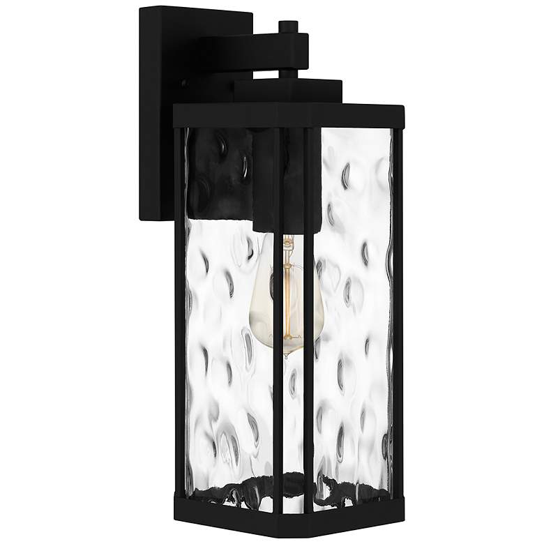 Image 2 Balchier 1-Light Matte Black Outdoor Wall Lantern