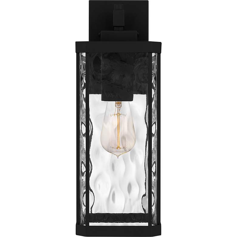 Image 3 Balchier 1-Light Matte Black Outdoor Wall Lantern more views