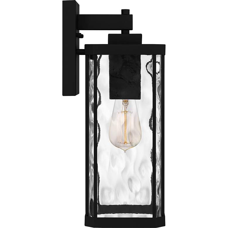 Image 4 Balchier 1-Light Matte Black Outdoor Wall Lantern more views