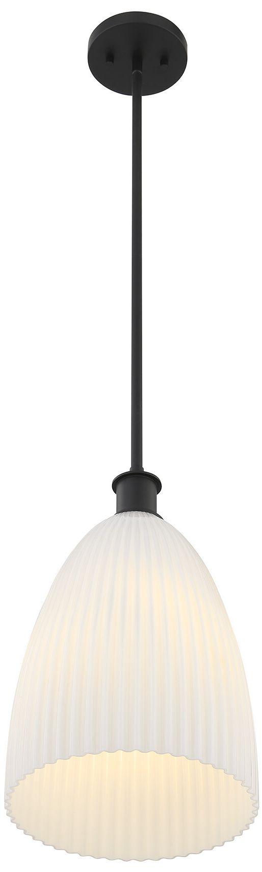 Image 3 Baldwin 1-Light Pendant in Matte Black more views