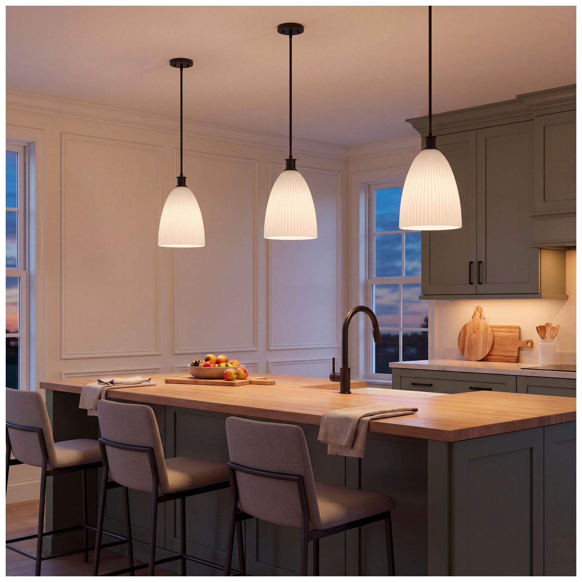 Baldwin 1-Light Pendant in Matte Black