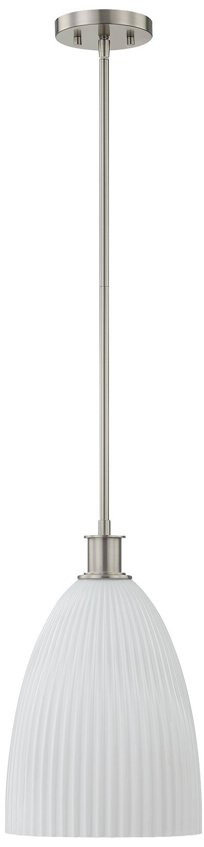 Image 6 Baldwin 1-Light Pendant in Satin Nickel more views