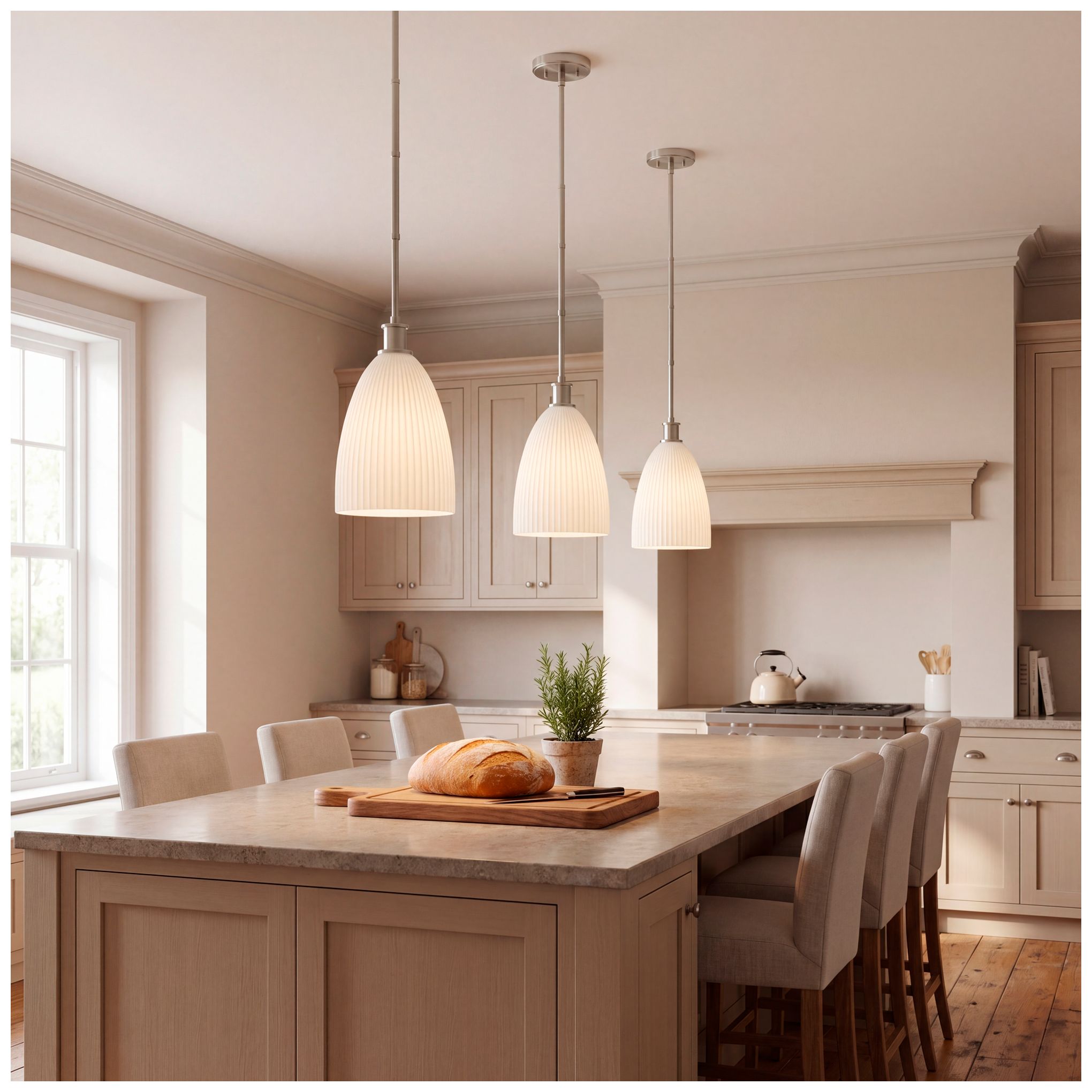 Baldwin 1-Light Pendant in Satin Nickel