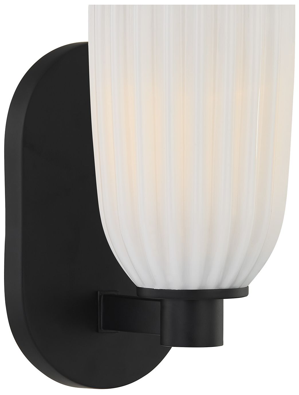 Baldwin 1-Light Wall Wall Sconce in Matte Black