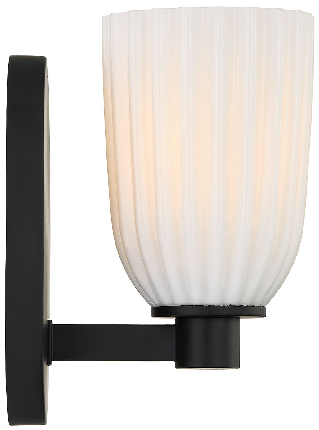 Image 6 Baldwin 1-Light Wall Wall Sconce in Matte Black more views