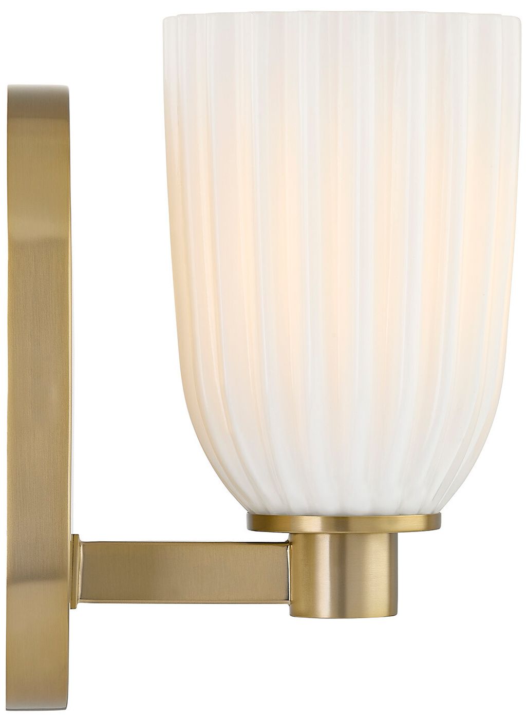 Image 3 Baldwin 1-Light Wall Wall Sconce in Noble Brass more views