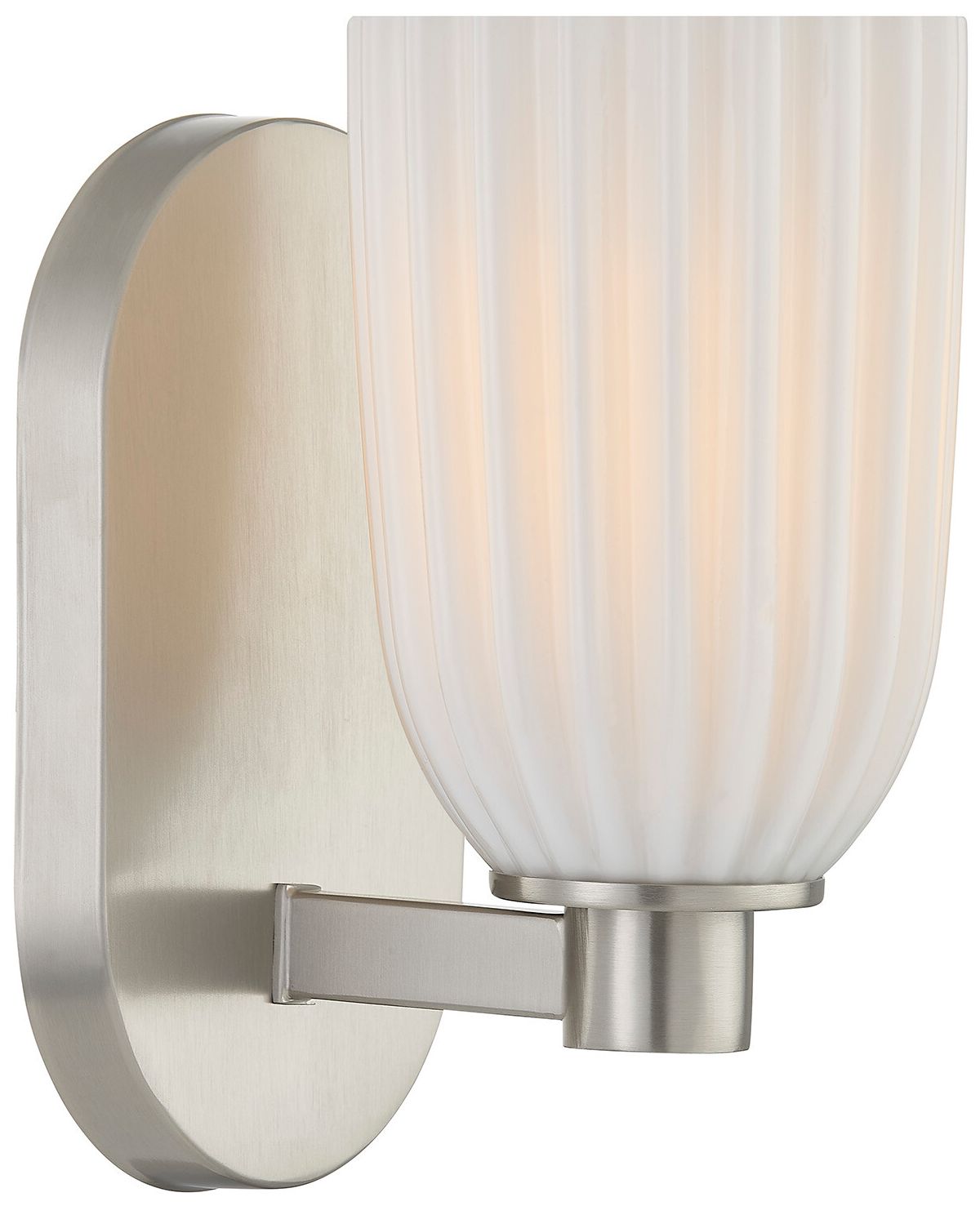 Image 5 Baldwin 1-Light Wall Wall Sconce in Satin Nickel more views