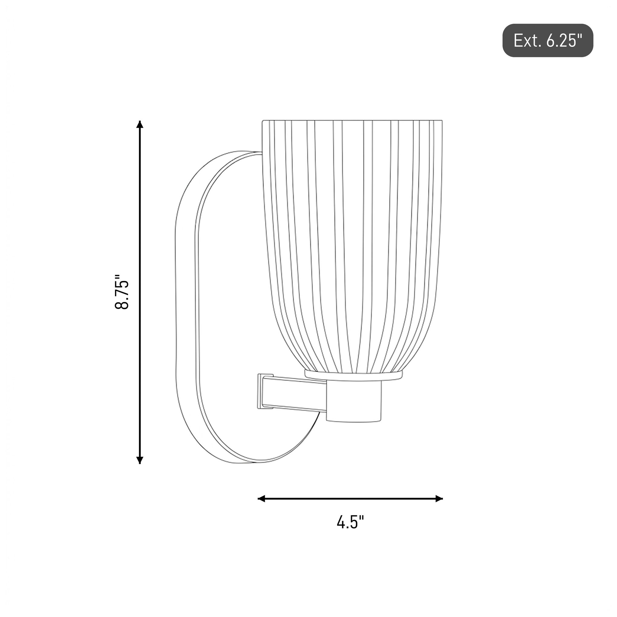 Baldwin 1-Light Wall Wall Sconce in Satin Nickel